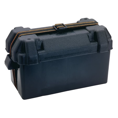 Attwood 90841 Large Battery Box, Black, Vented - Fits Group 29/31
